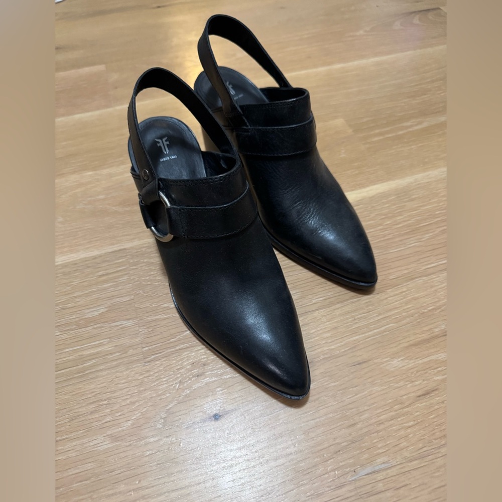 Frye western mule boots